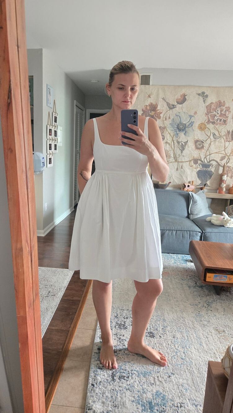 Rebecca Taylor Poplin Empire Waist Dress size 6